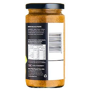 Ferns Green Masala Paste(Back) Ferns Green Masala Paste(Back)