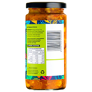 Hot Mango Pickle(Back) Hot Mango Pickle(Back)