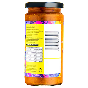 Mild Lime pickle (Back) Mild Lime pickle (Back)